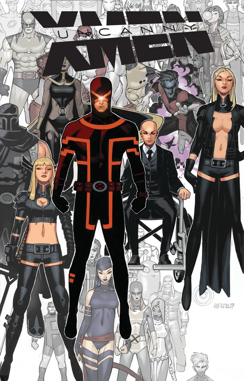 Uncanny X-Men par Brian Michael Bendis Omnibus Chris Bachalo Couverture