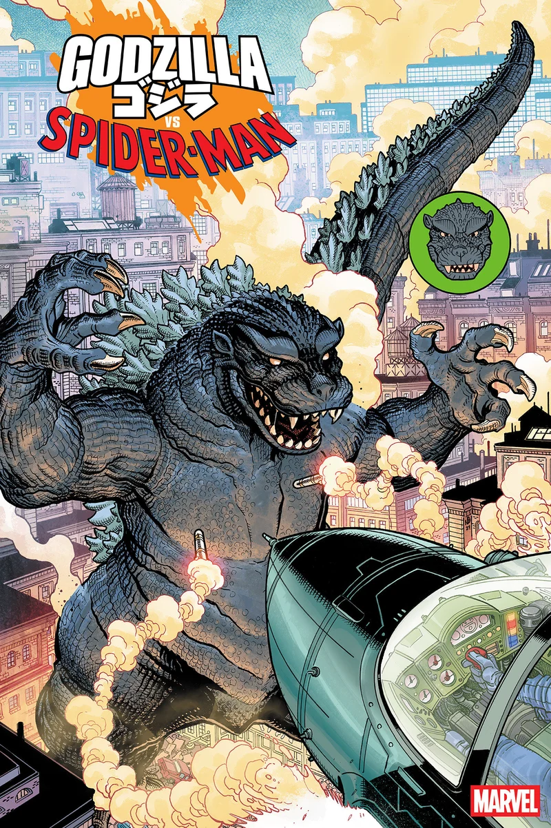 Godzilla vs. Spider-Man #1 Nick Bradshaw Monster Hommage Variante
