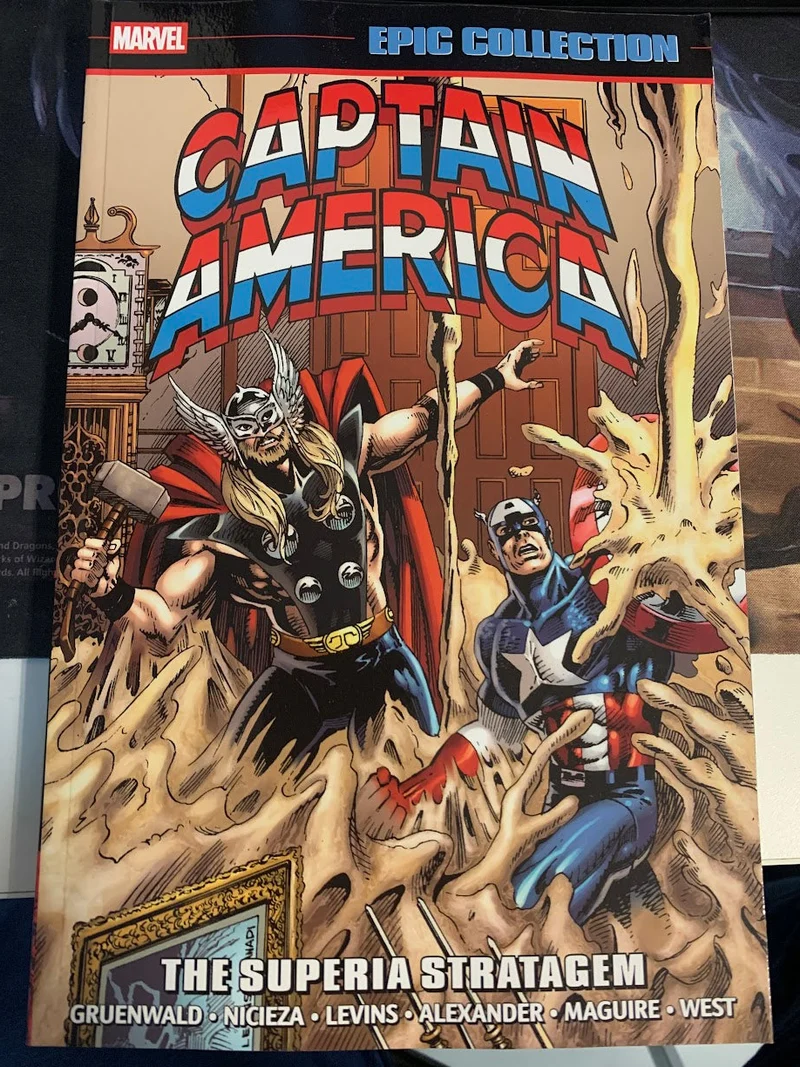 Captain America Epic Collect Le Stratagème de Superia [Nouvelle Impression] - Coins Coudés