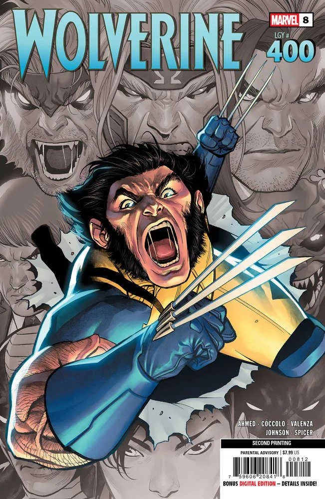 Wolverine #8 2e tirage Marvel Martin Coccolo 06/04/2025