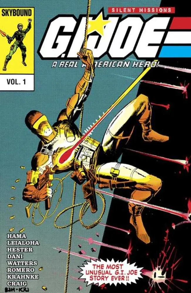 GI Joe Un vrai héros américain Les missions silencieuses Édition exclusive du marché direct TPB Couverture Hannigan & Klaus Janson