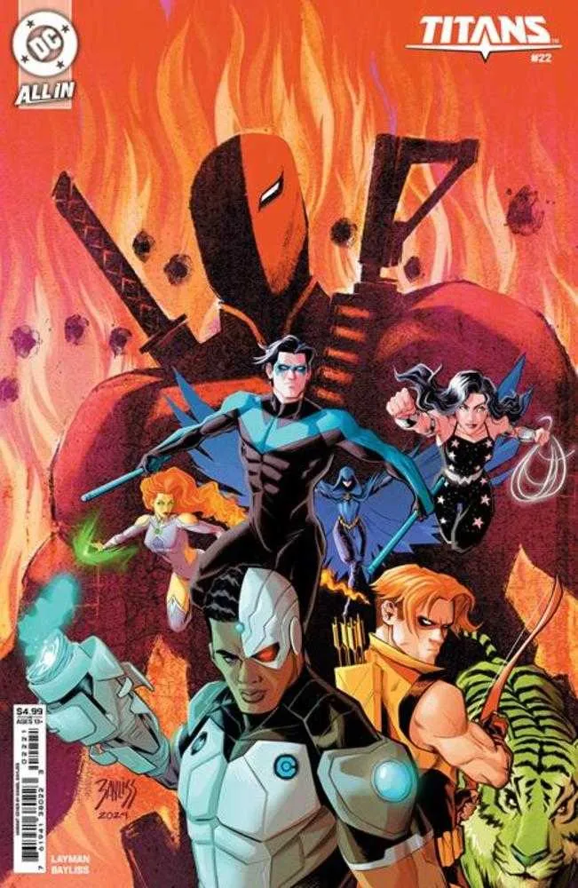 Titans #22 Couverture C Daniel Bayliss Variante de stock de cartes