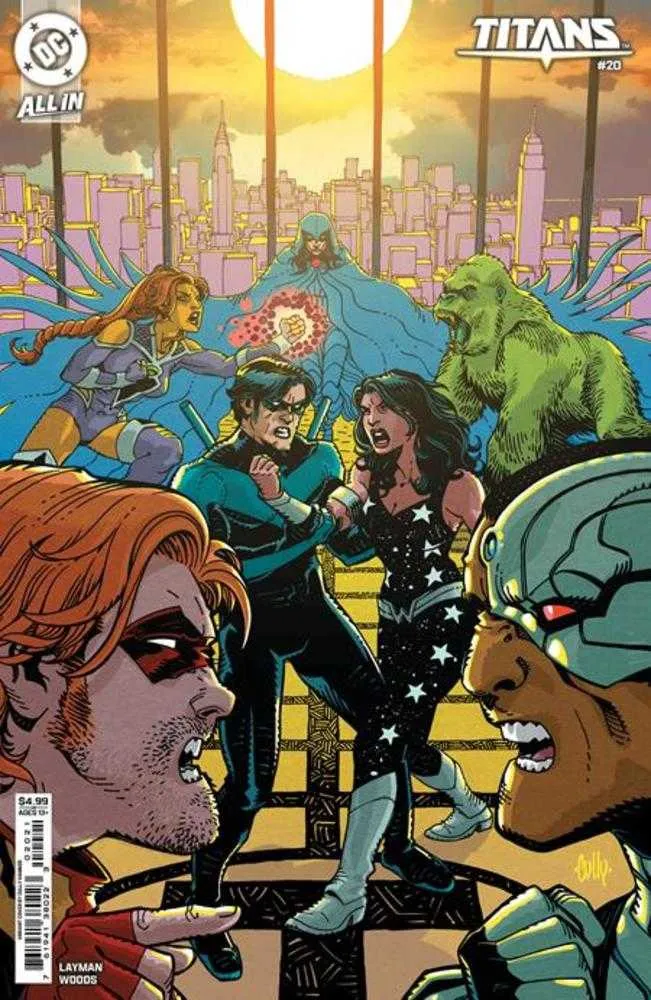 Titans #20 Couverture B Cully Hamner Variante de stock de cartes