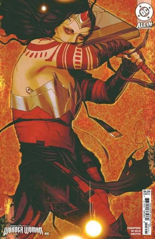 Absolute Wonder Woman #6 Couverture D Joshua Sway Swaby Variante en papier cartonné