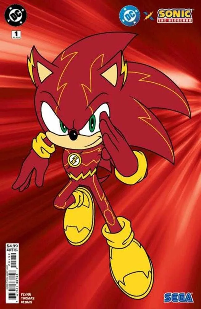 DC X Sonic The Hedgehog #1 (sur 5) 2e tirage DC B Flash 04/30/2025