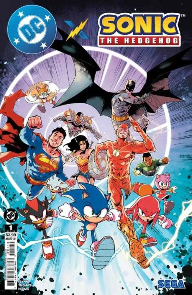 DC X Sonic The Hedgehog #1 (sur 5) 2e tirage DC A Pablo M Collar 04/30/2025