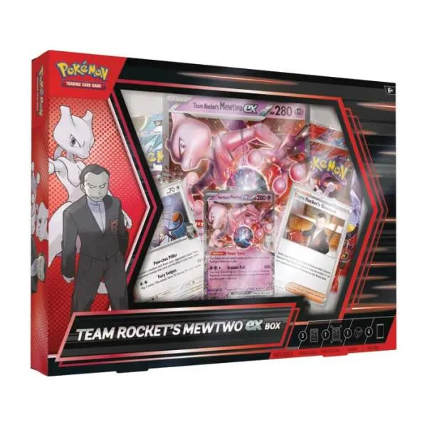 JCC POKÉMON : EX-BOX MEWTWO DE LA TEAM ROCKET