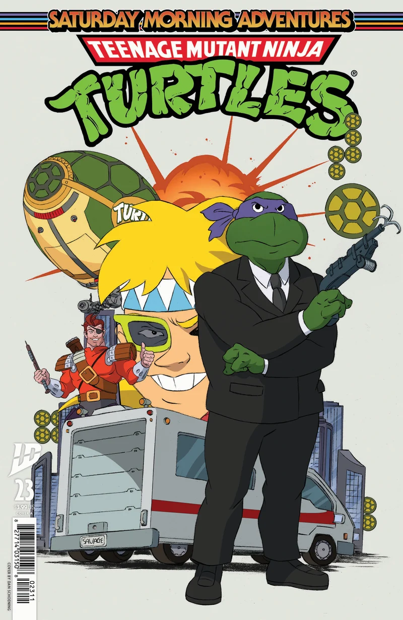 Les Tortues Ninja : Aventures du samedi matin #23 Couverture A (Schoening)