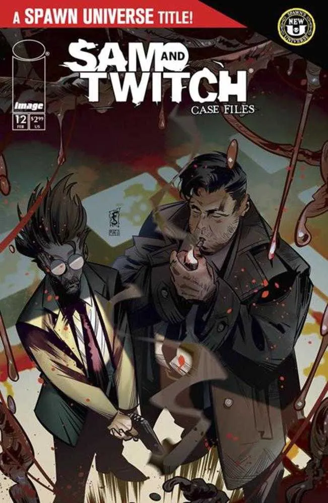 Spawn Sam et Twitch Case Files #12 Couverture A Federico Sabbatini