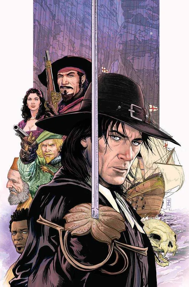 Solomon Kane Serpent Ring #1 Couverture K 5 Copie Variante Édition Zircher Virgi