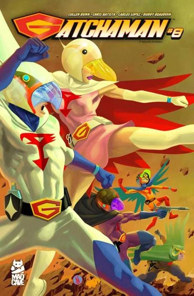 Gatchaman #8 couvre un Inaki Miranda