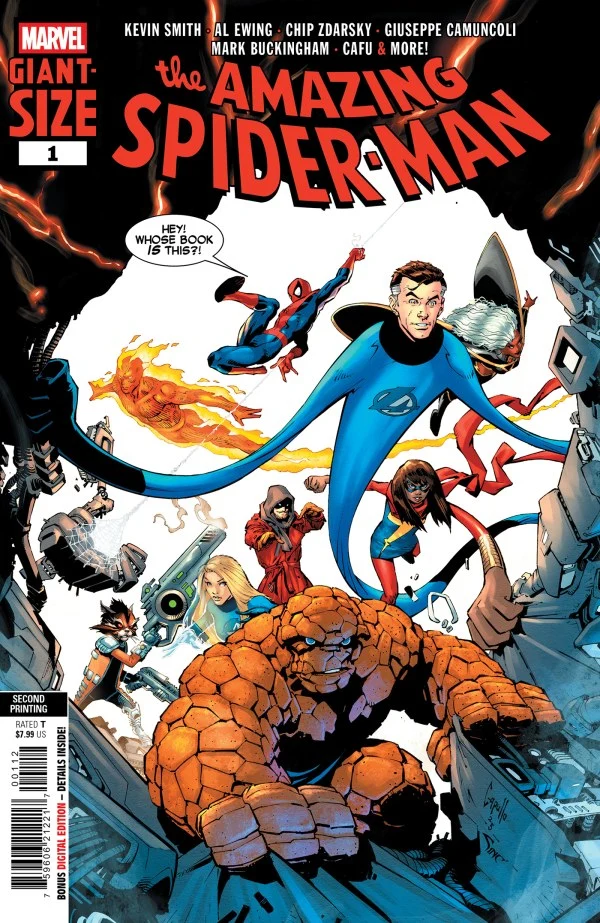 Impression géante Amazing Spider-Man #1 2e tirage Marvel Greg Capullo 07/30/2025