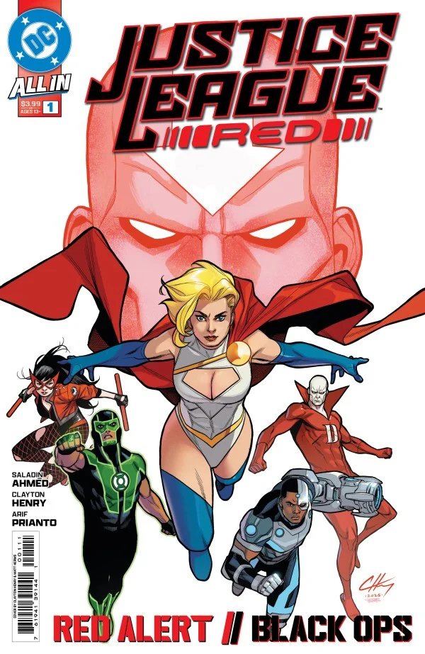 Justice League Red #1 [sur 6] DC A Clayton Henry 08/20/2025