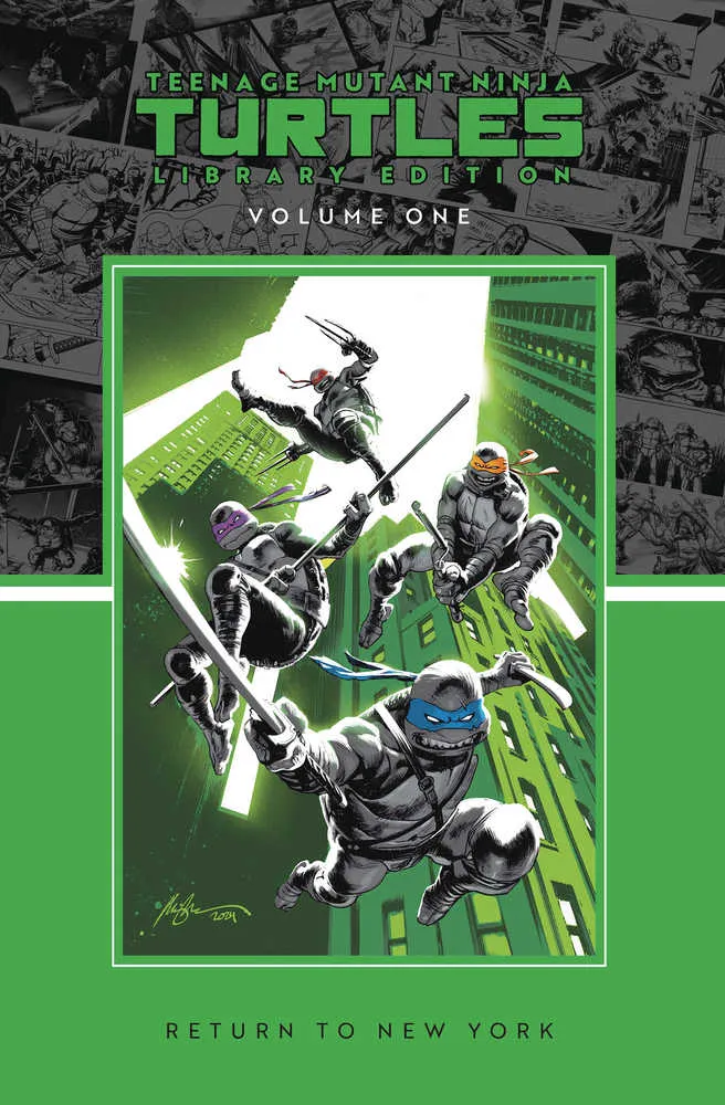 Tortues Ninja, tome 01, couverture rigide, édition de retour à la bibliothèque