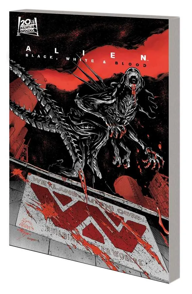 Alien Noir Blanc et Sang TPB
