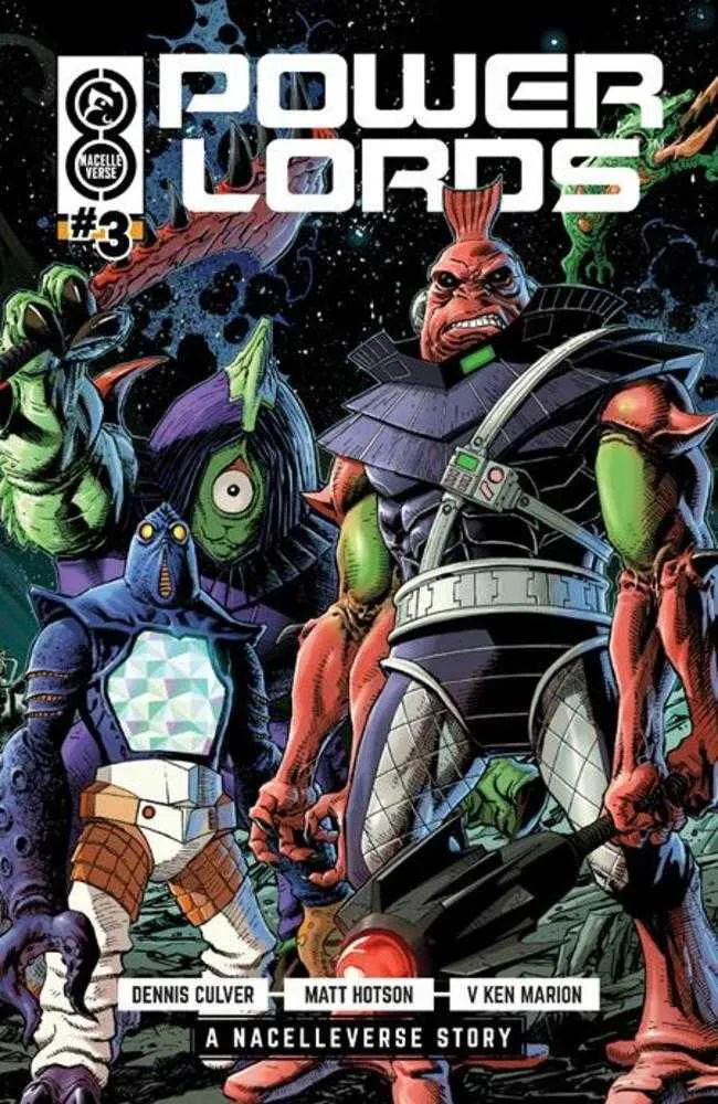Power Lords #3 (sur 3) Couverture de Dustin Weaver