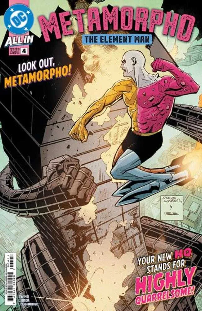 Metamorpho The Element Man #4 Couverture A Steve Lieber