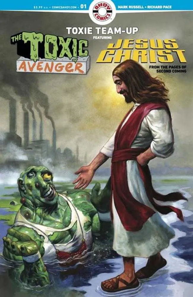 Toxie Team Up #1 [sur 5] Toxic Avenger Jésus-Christ AHOY A Harper 06/11/2025