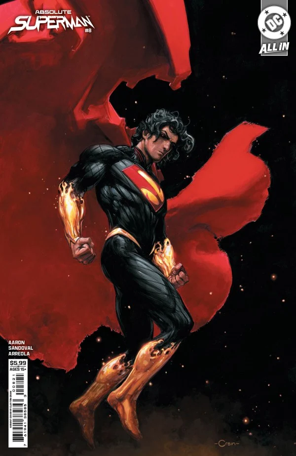 Absolute Superman #8 DC B Clayton Crain 06/04/2025