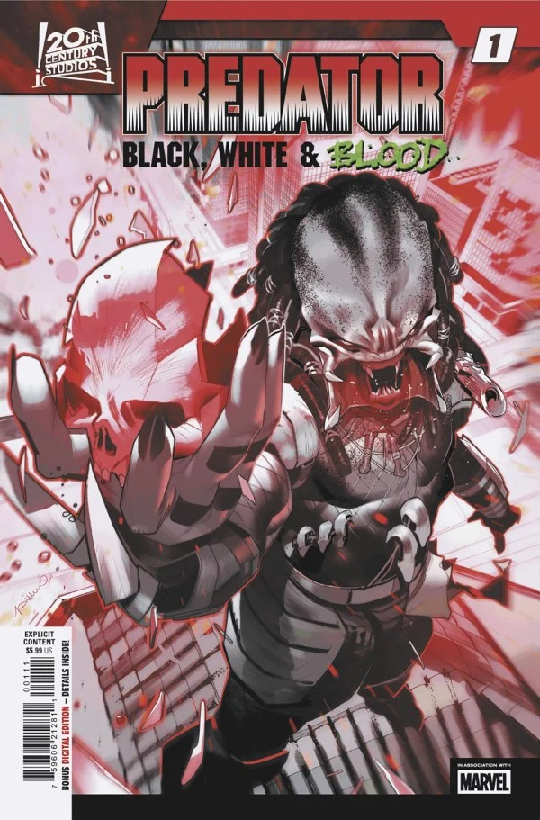 Predator Noir, Blanc et Sang #1 MARVEL 07/09/2025