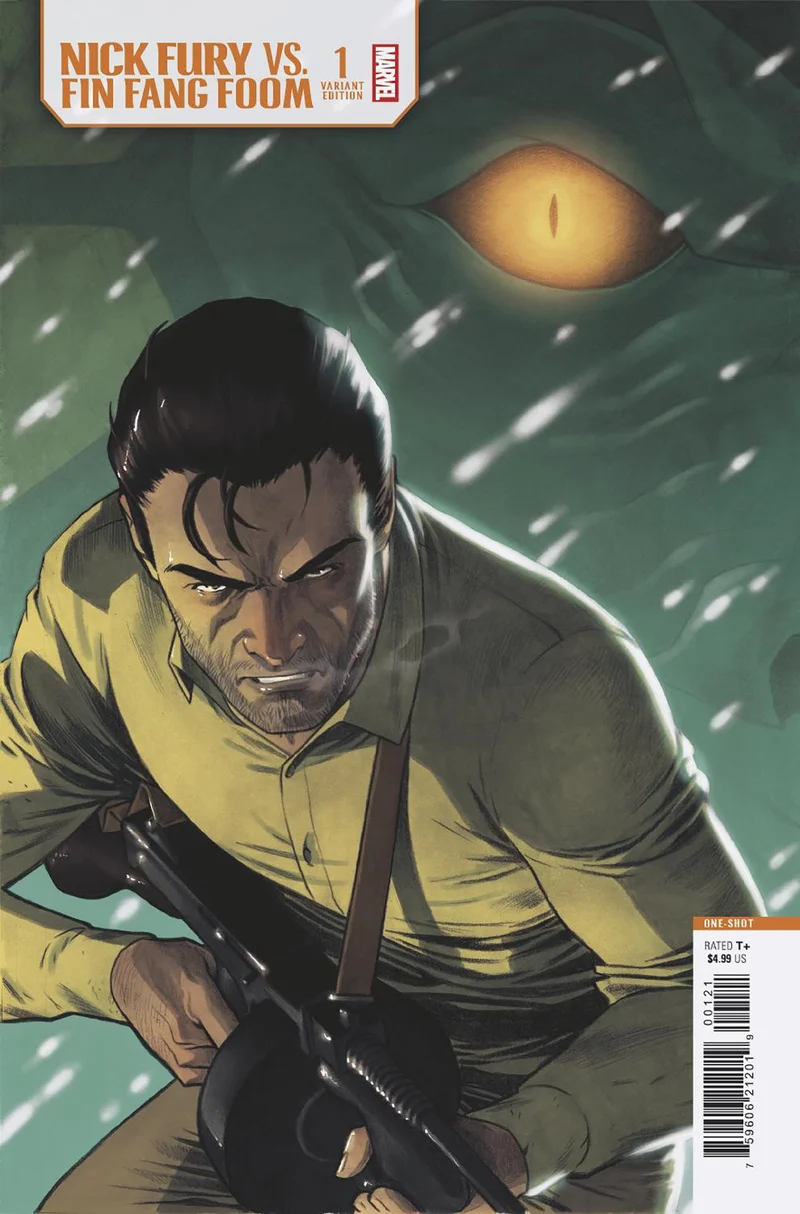 Nick Fury contre Fin Fang Foom #1 Variante Elena Casagrande