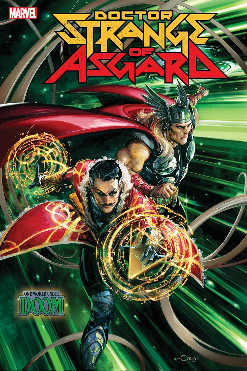 Docteur Strange d'Asgard #1 Variante Clayton Crain [Doom]