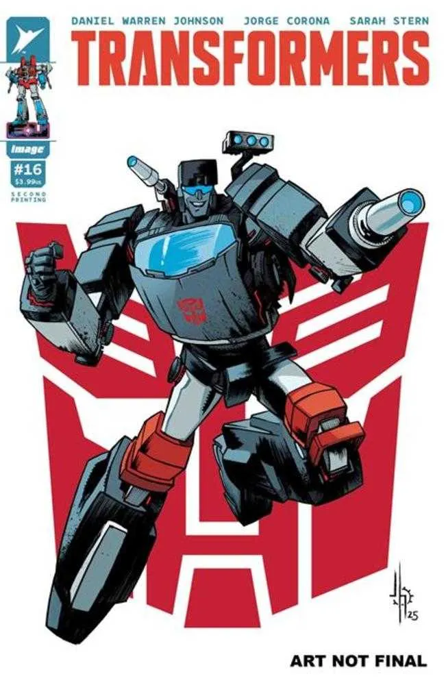 Transformers #16 2e impression Image B Jason Howard Autobot 04/09/2025