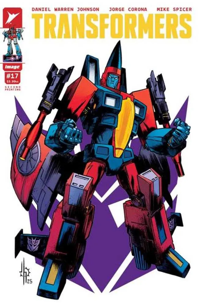 Transformers #17 2e image imprimée A Jason Howard Decepticon 04/09/2025