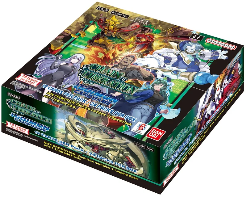 BOÎTE DE RÉPÉTITION DIGIMON : CHAÎNE DE LIBÉRATION EX08