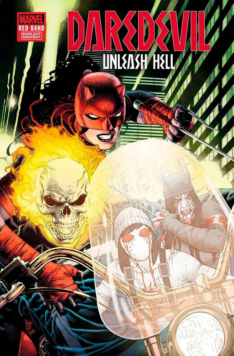 Daredevil Unleash Hell Red Band #4 MARVEL [Polybagged] 04/16/2025