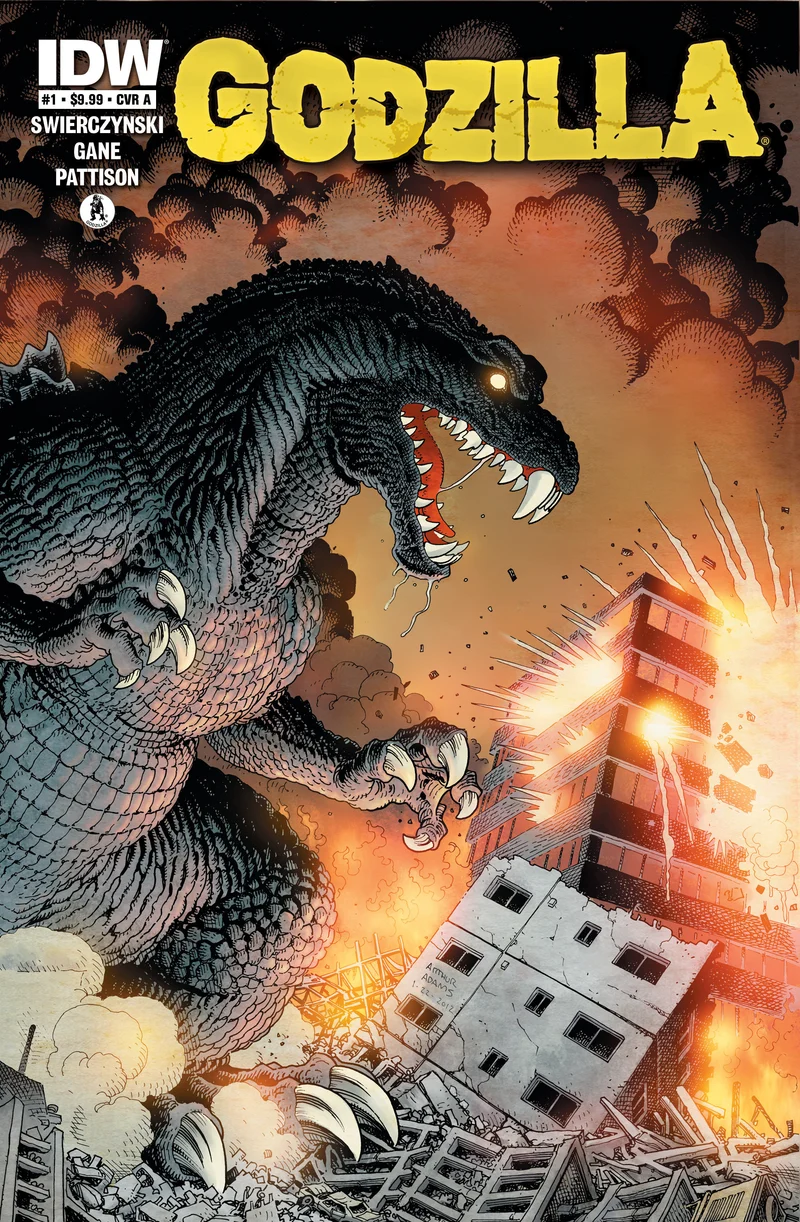 Godzilla 70e Foil Classics Godzilla #1 IDW A Adams 04/23/2025