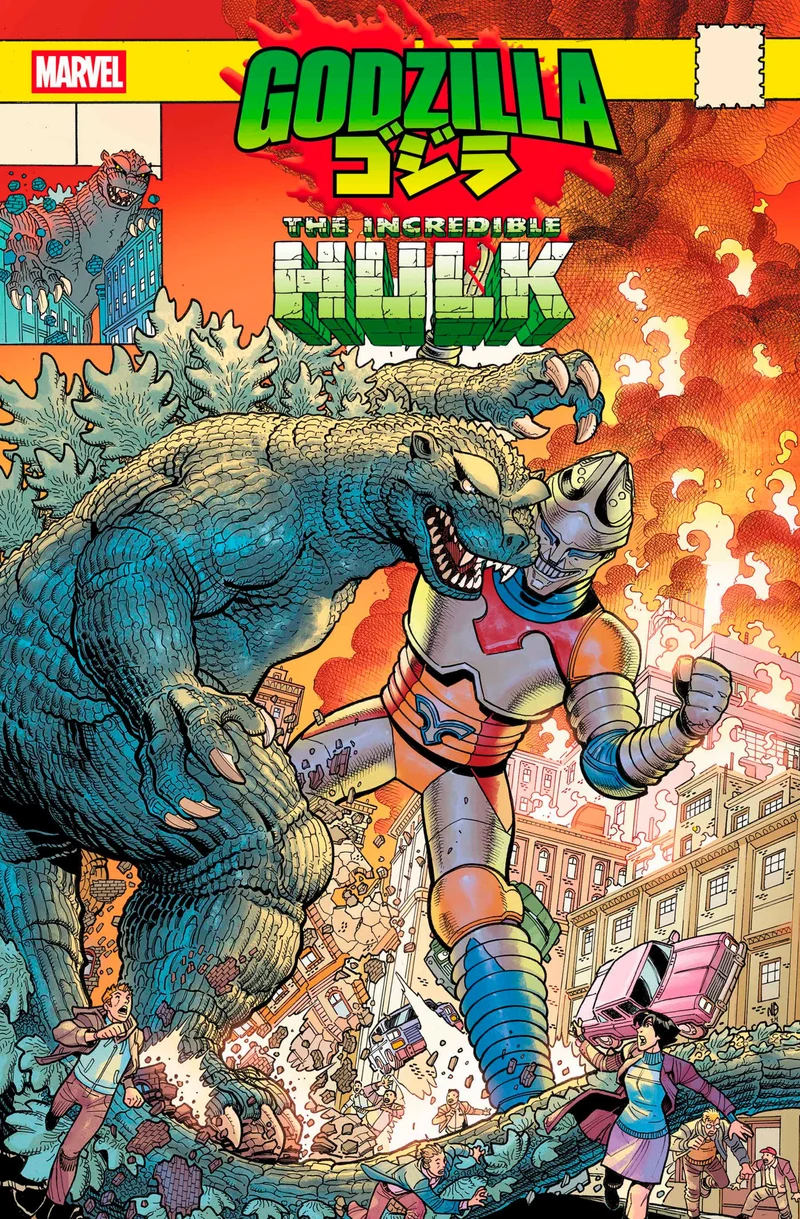 Godzilla vs. Hulk #1 MARVEL Hommage à Nick Bradshaw 04/16/2025