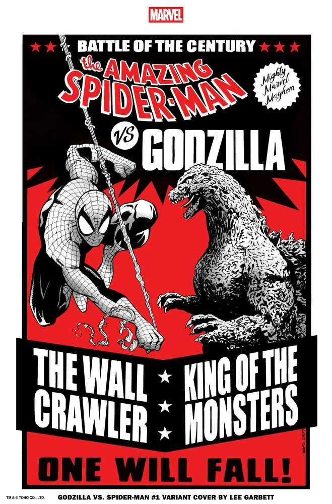 Godzilla contre Spider-Man #1 MARVEL Lee Garbett Versus 04/30/2025