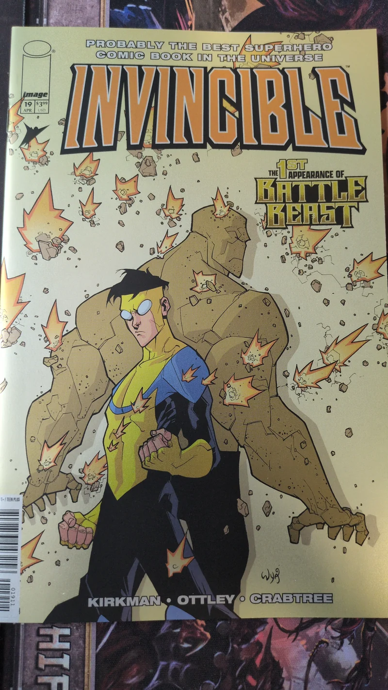 Invincible #19 Fac-similé Foil 1ère Battle Beast Image Ottley 05/14/2025