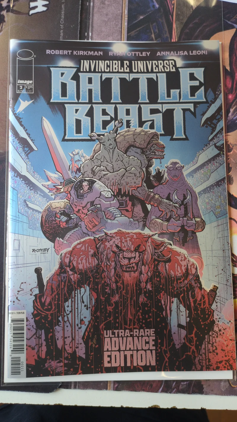 Invincible Universe Battle Beast #2 IMAGE Édition avancée ultra-rare 05/14/2025