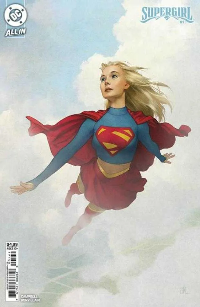 Supergirl #1 Couverture D Joshua Middleton Variante de stock de cartes
