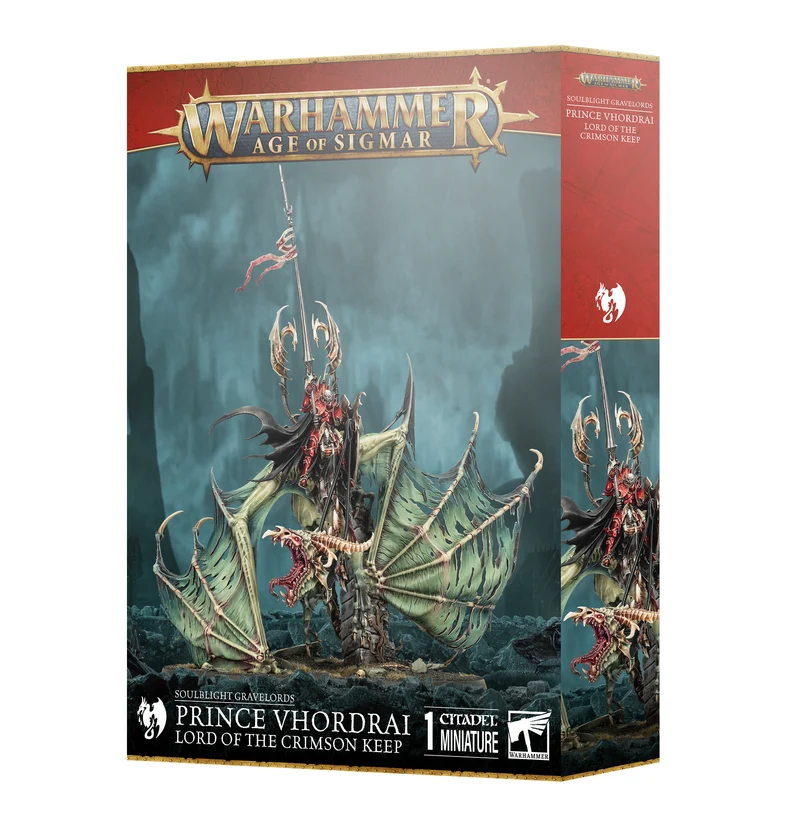 AOS SOULBLIGHT GRAVELORDS : PRINCE VHORDRAI SEIGNEUR DU DORCEAU POURPRE