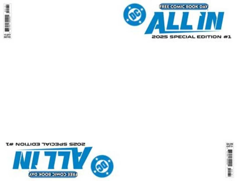 Journée de la BD gratuite 2025 - DC All In Absolute Universe 2025, variante vierge