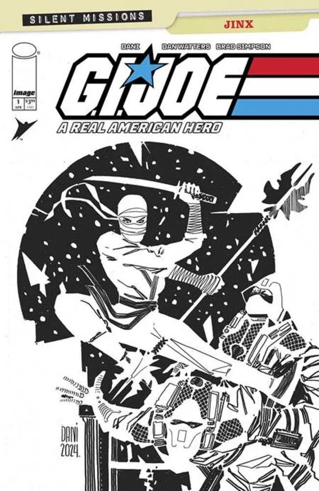 GI Joe Un vrai héros américain Jinx #1 IMAGE C 1:10 Dani N&B 04/09/2025