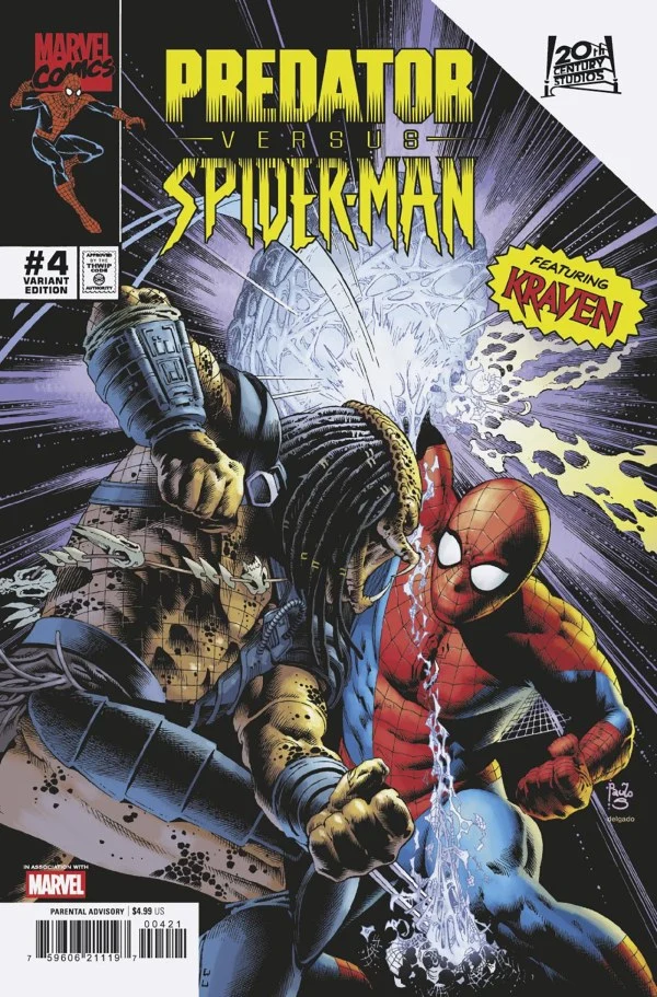 Predator contre Spider-Man #4 MARVEL Paulo Siqueira 07/16/2025