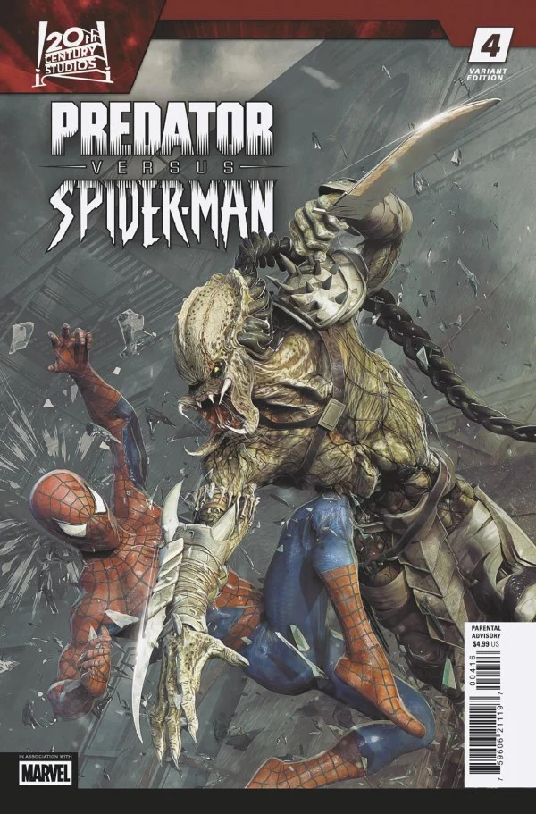 Predator vs. Spider-Man #4 MARVEL 1:25 Bjorn Barends 07/16/2025