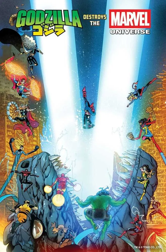 Godzilla détruit l'univers Marvel #1 Garron 07/16/2025