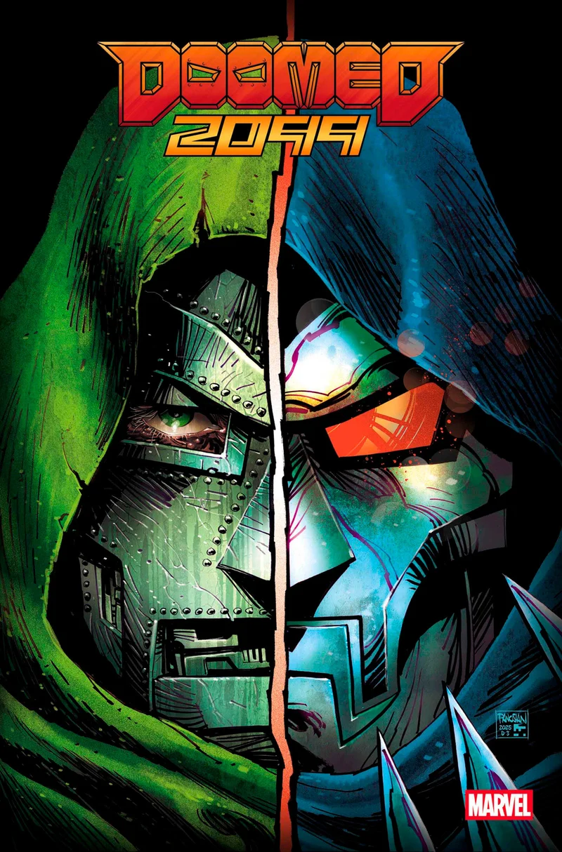 Doomed 2099 #1 MARVEL Dan Panosian Doomed Mask Foil Sortie 08/27/2025